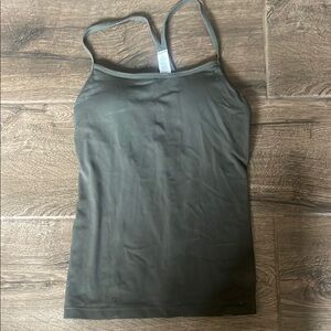 New Aries Women's Olive Green Tank Top